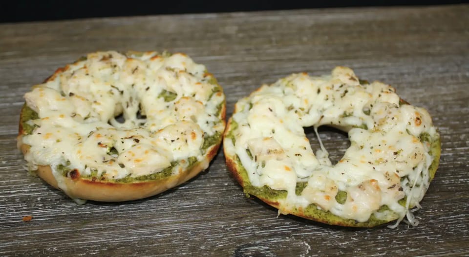 Chicken Pesto Pizza.