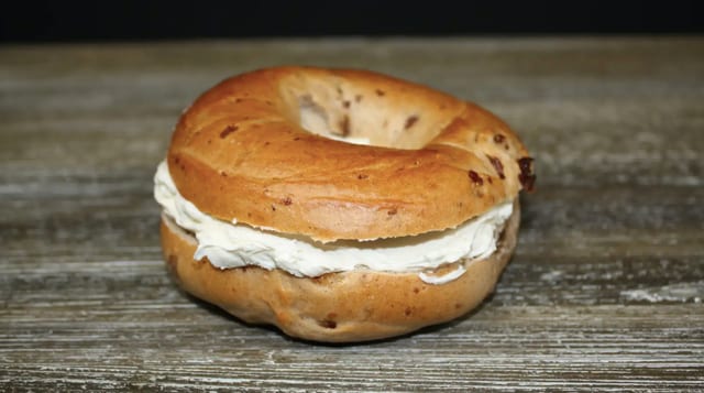 Bagel with Plain Cream Cheese.