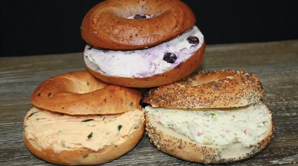 Bagel with Flavored Cream Cheese.