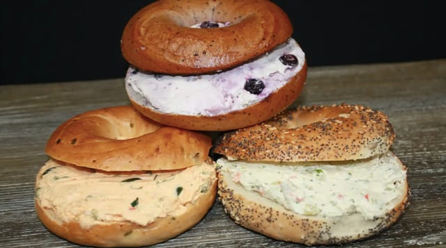 Bagel with Flavored Cream Cheese.