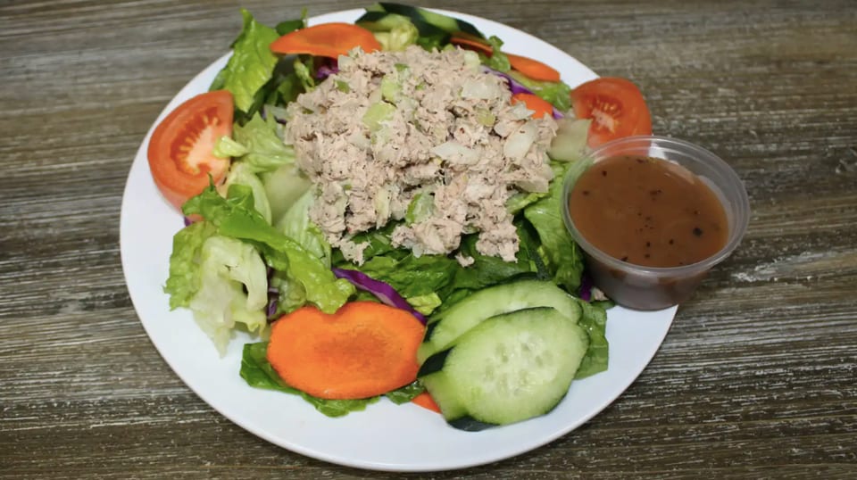 Tuna Platter Salad.
