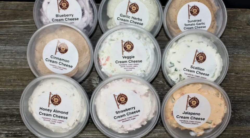 Flavored Cream Cheese.