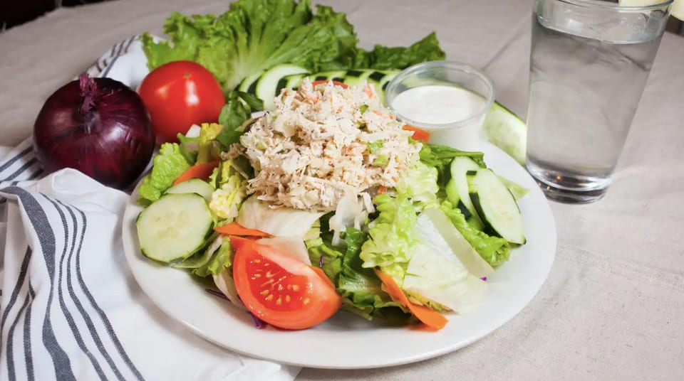 Chicken Platter Salad.