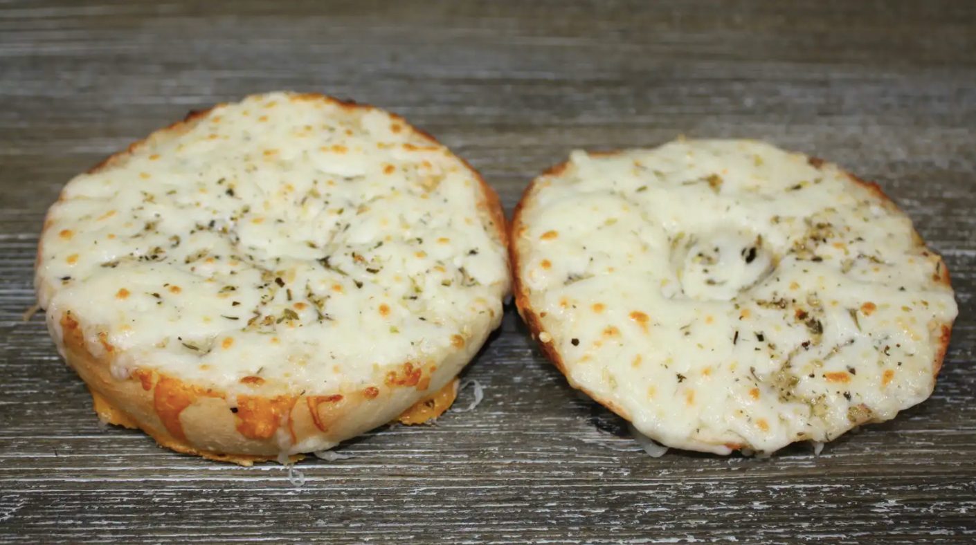White Pizza Bagel.