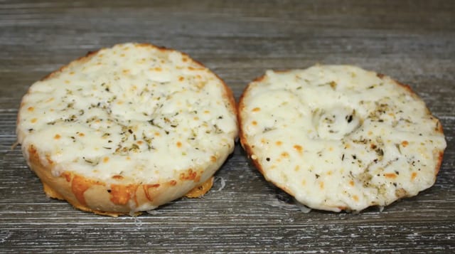 White Pizza Bagel.