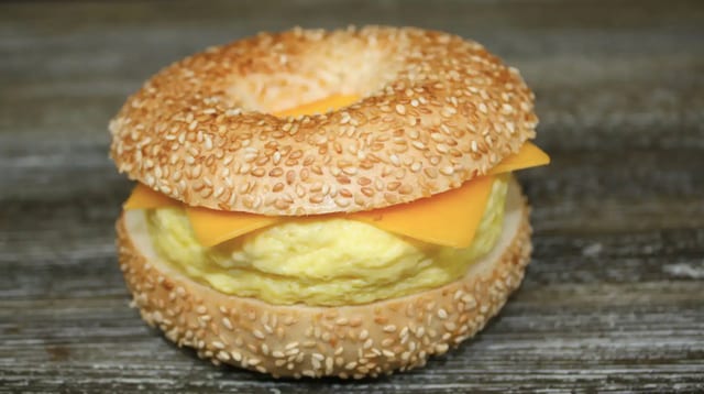 2. Eggwich with Cheese.
