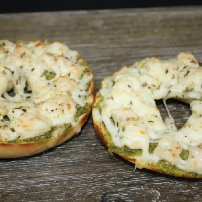 Chicken Pesto Pizza.