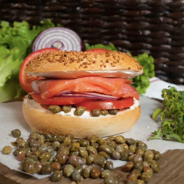 Nova Slice Lox Sandwich.
