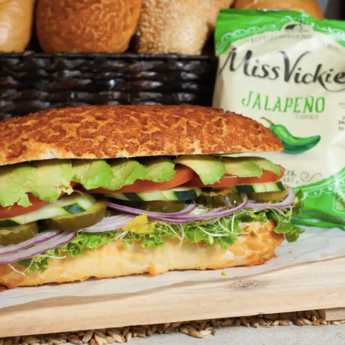 Veggie Avocado Sandwich.