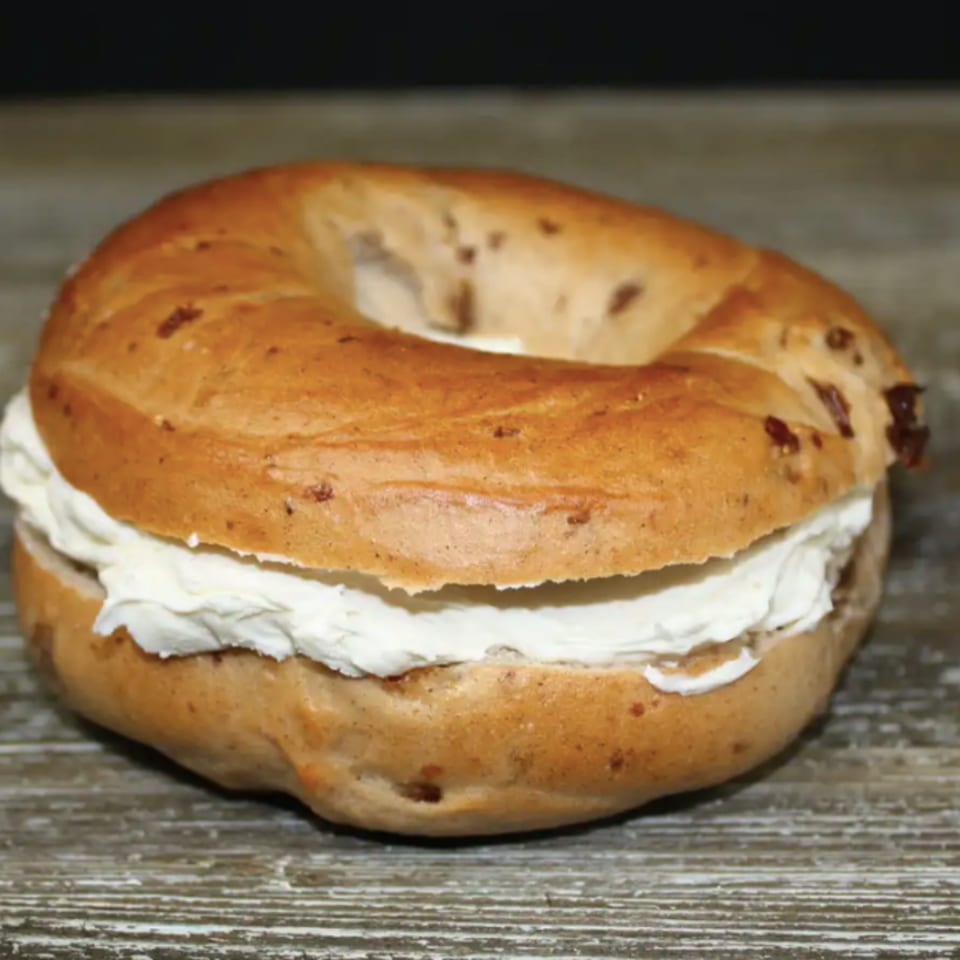 Bagel with Plain Cream Cheese.