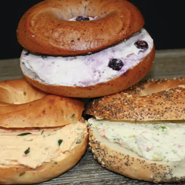 Bagel with Flavored Cream Cheese.
