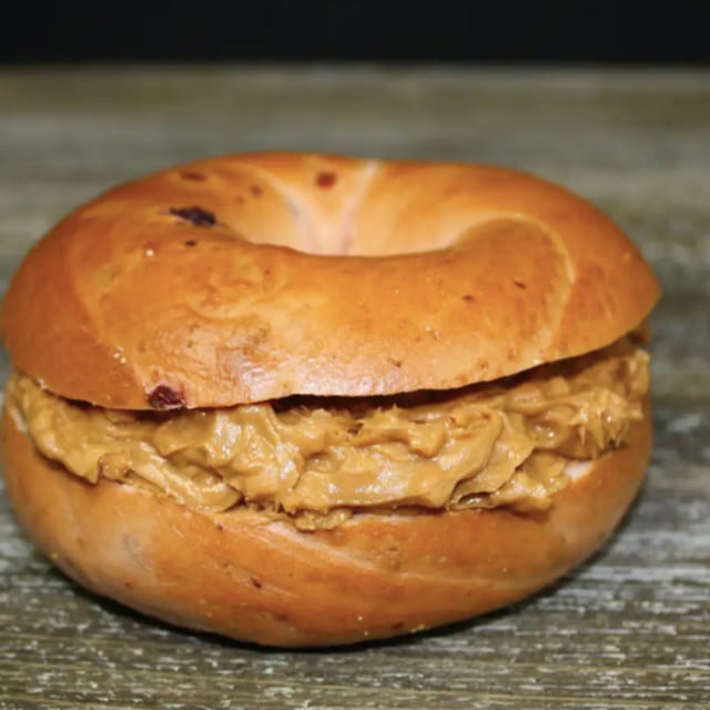 Bagel with Peanut Butter.