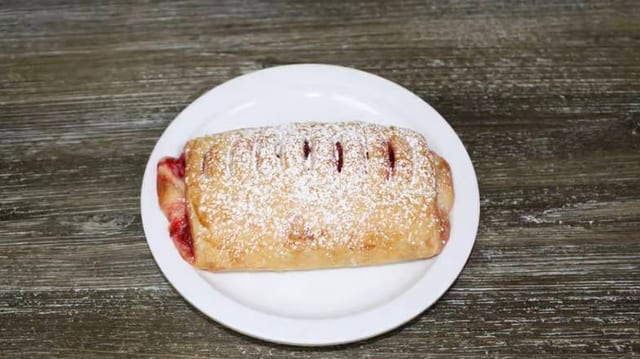 Strawberry Filled Croissant.